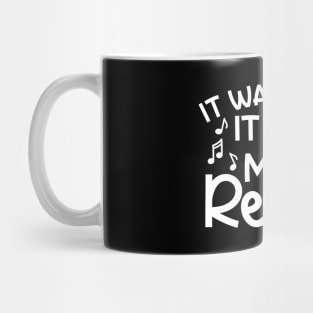 It Wasn't Me It Was My Reed Saxophone Marching Band Cute Funny Mug